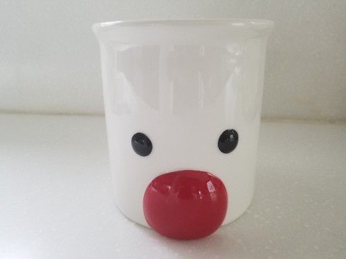 Mud pie ceramic red - ceramic, nose